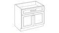 Shaker White- B36 technical diagram