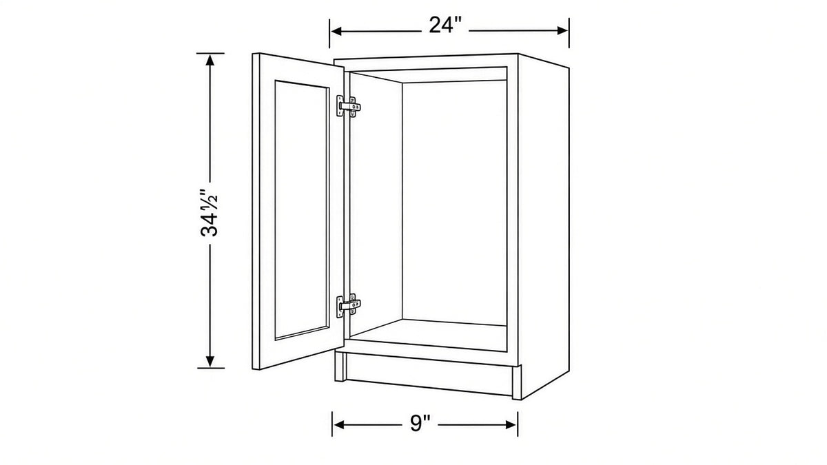 Shaker White- B9 FH technical diagram