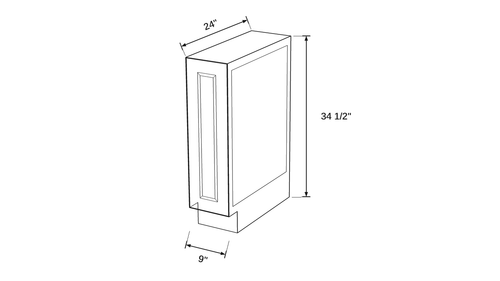 Shaker White- B9 FH technical diagram