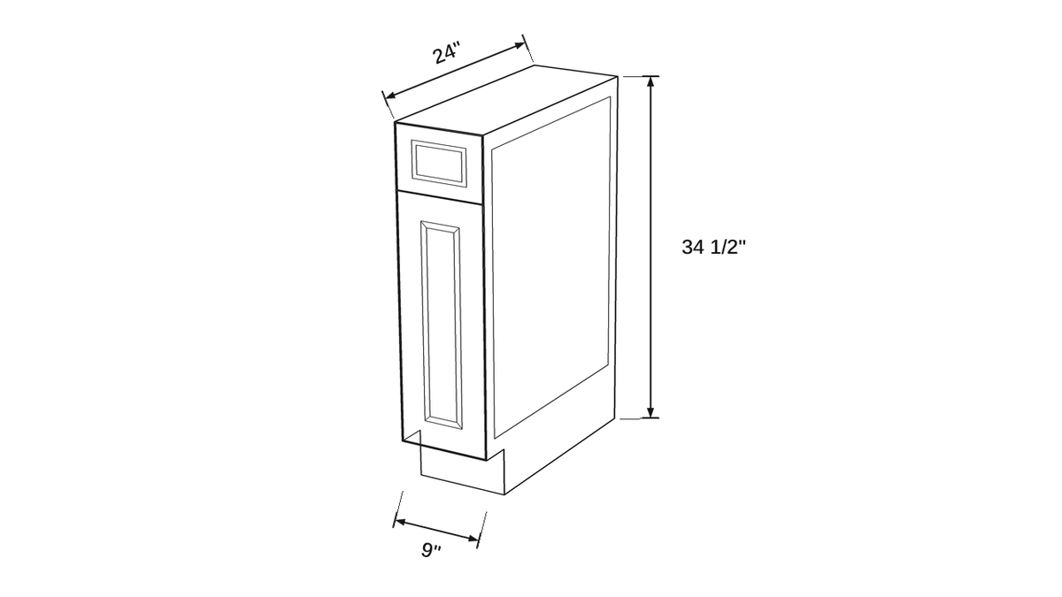 Shaker White- B9 technical diagram