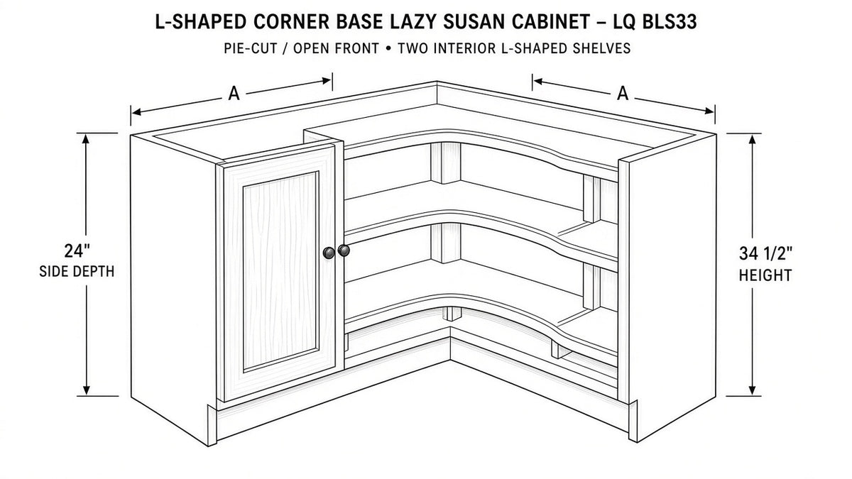 Shaker White- BLS33 technical diagram