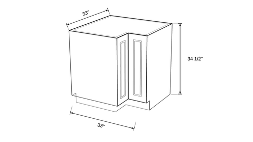 Shaker White- BLS33 technical diagram