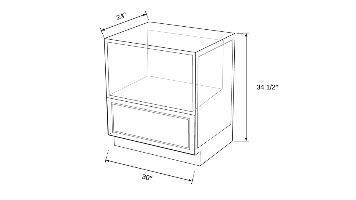 Shaker White- BMC30 technical diagram