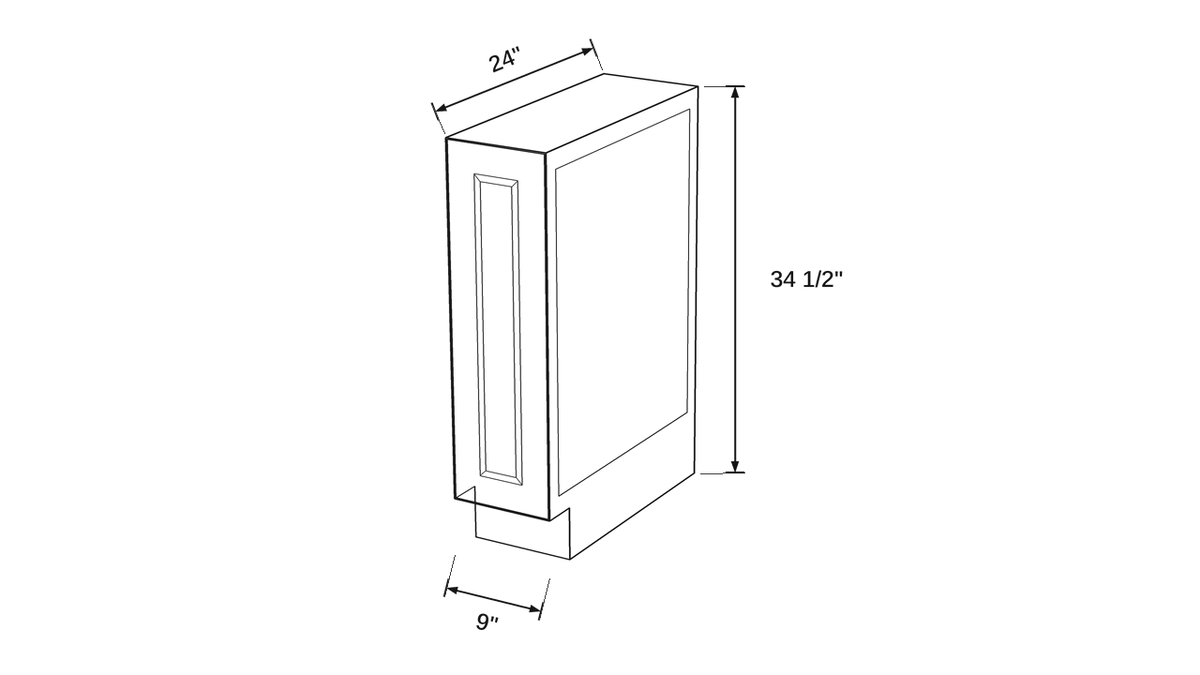 Shaker White- BS9 technical diagram