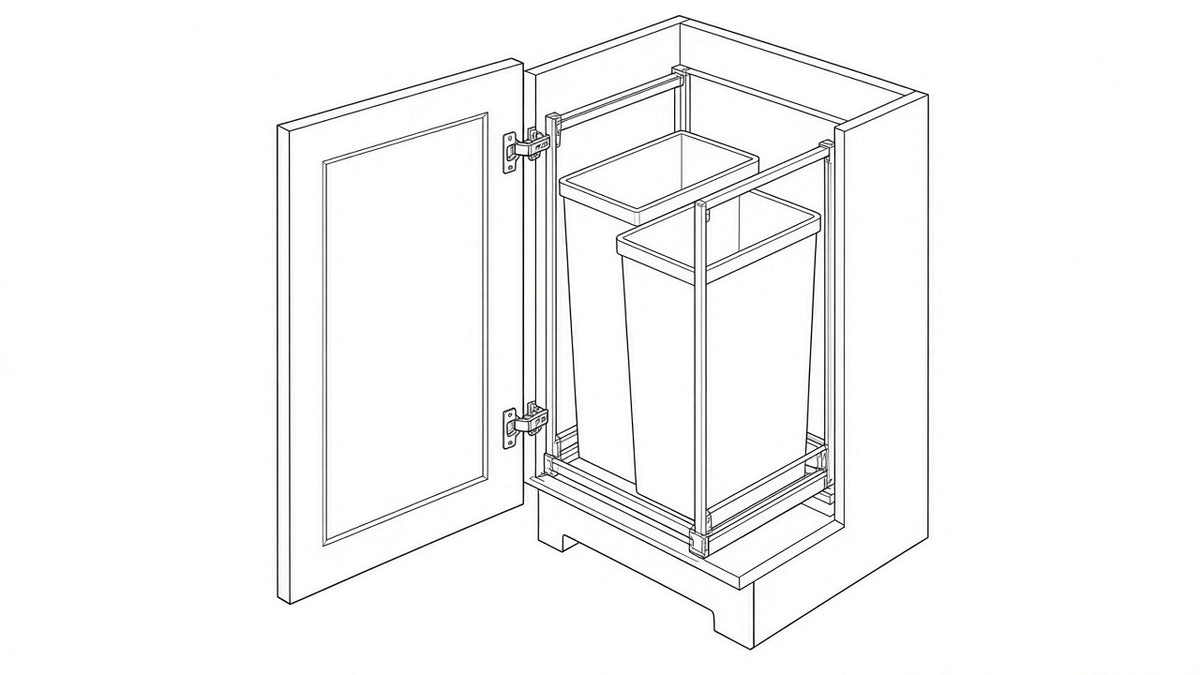 Shaker White- BW21 FH technical diagram