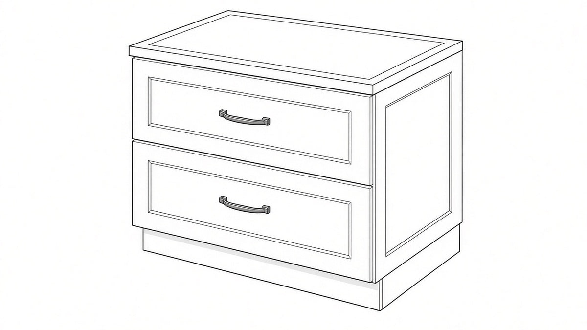 Shaker White- DDB18 technical diagram