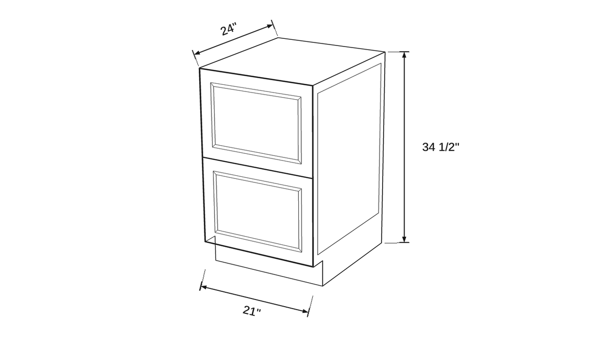 Shaker White- DDB21 technical diagram