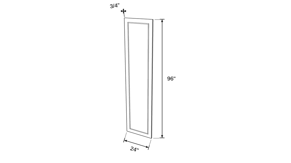 Shaker White- DDT9624 technical diagram