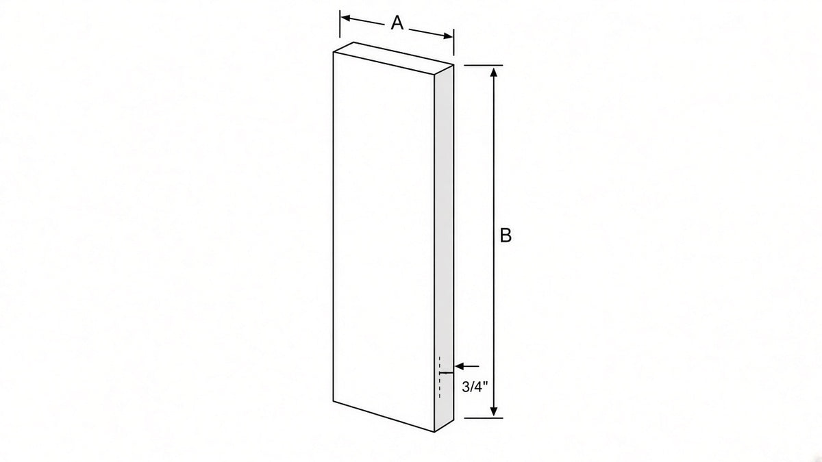 Shaker White- F336 technical diagram
