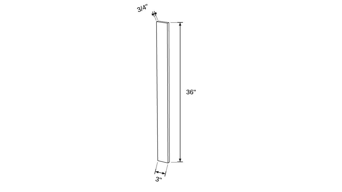 Shaker White- F336 technical diagram