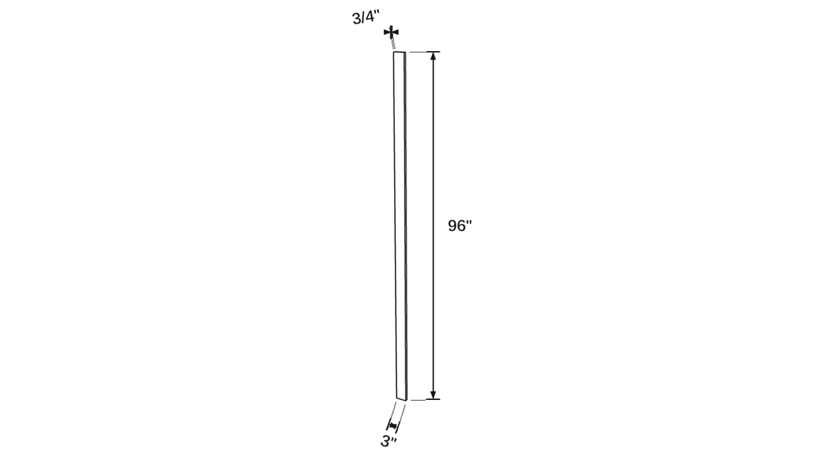 Shaker White- F396 technical diagram