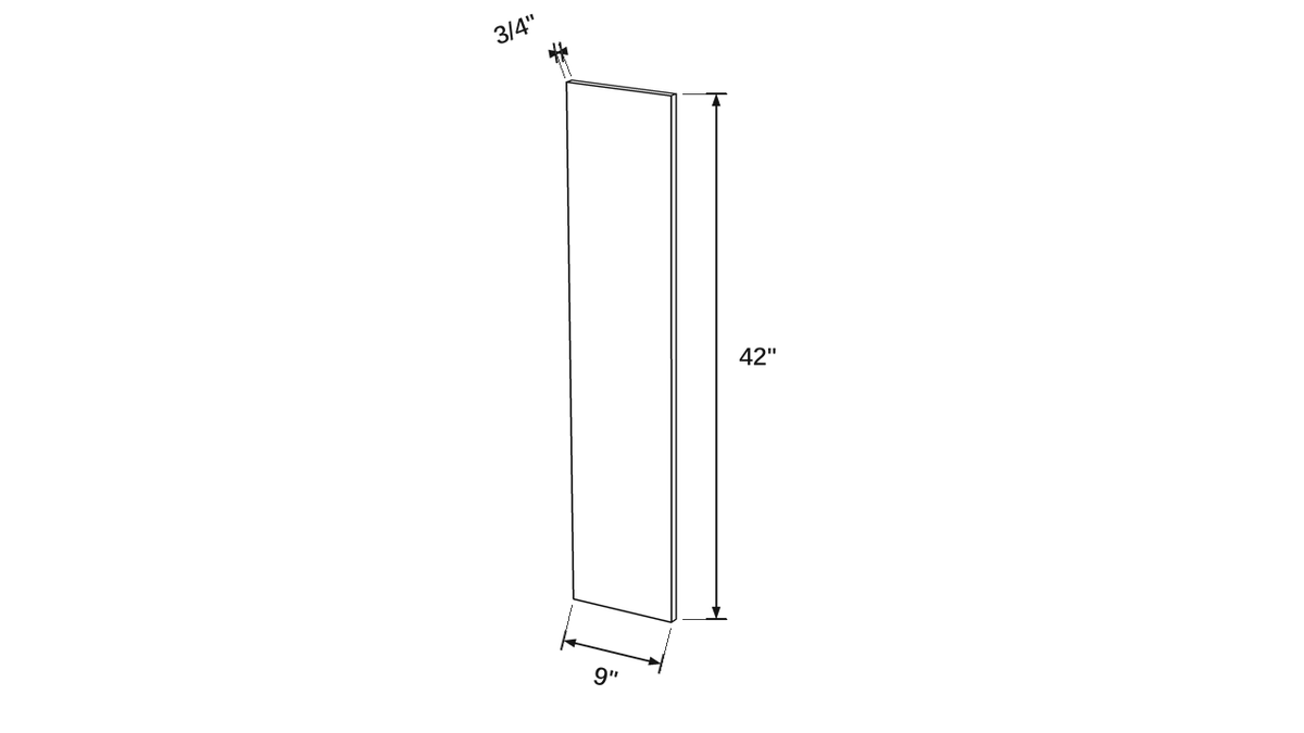 Shaker White- F942 technical diagram