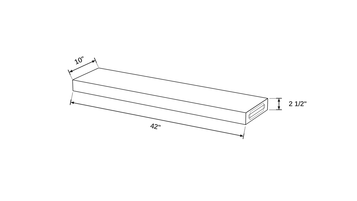 Shaker White- FLSH4210 technical diagram