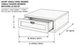 Shaker White- KDC30 technical diagram