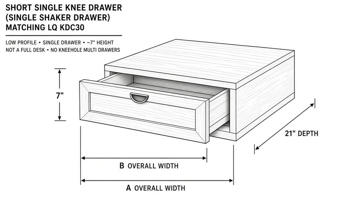 Shaker White- KDC30 technical diagram