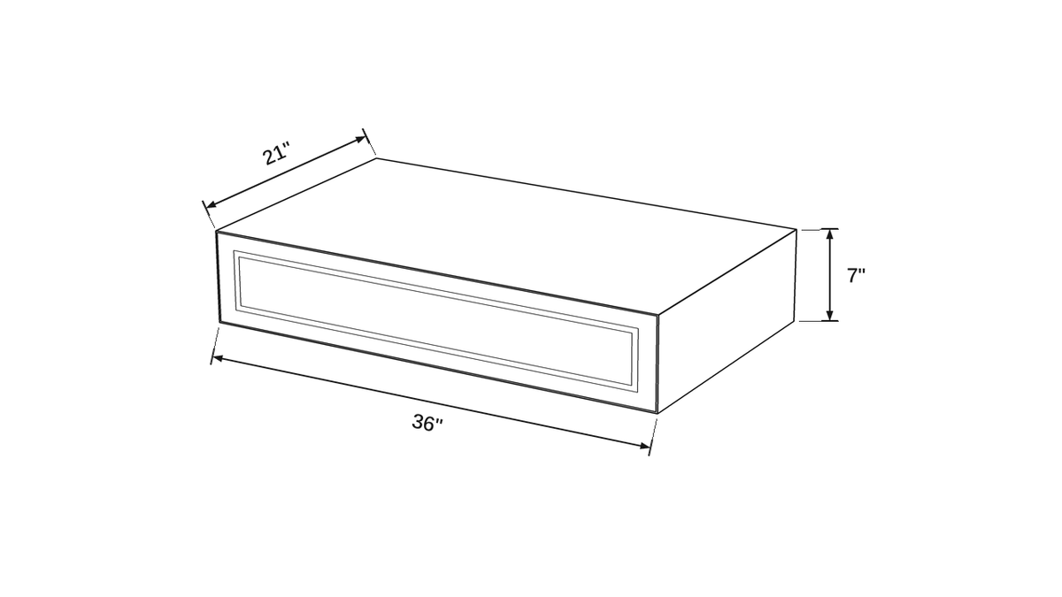 Shaker White- KDC36 technical diagram