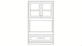 Shaker White- OC3396 1D technical diagram
