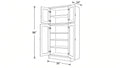 Shaker White- PC3024X96 technical diagram