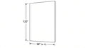 Shaker White- RP324X120 technical diagram