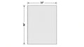 Shaker White- RP32X96 technical diagram