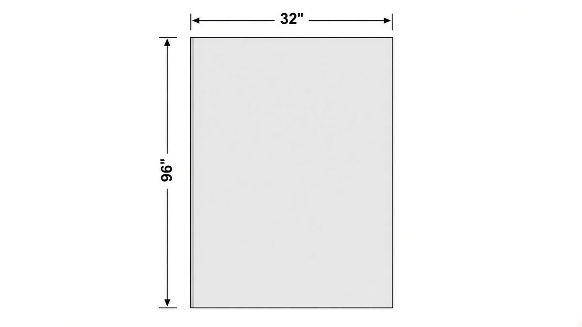 Shaker White- RP32X96 technical diagram