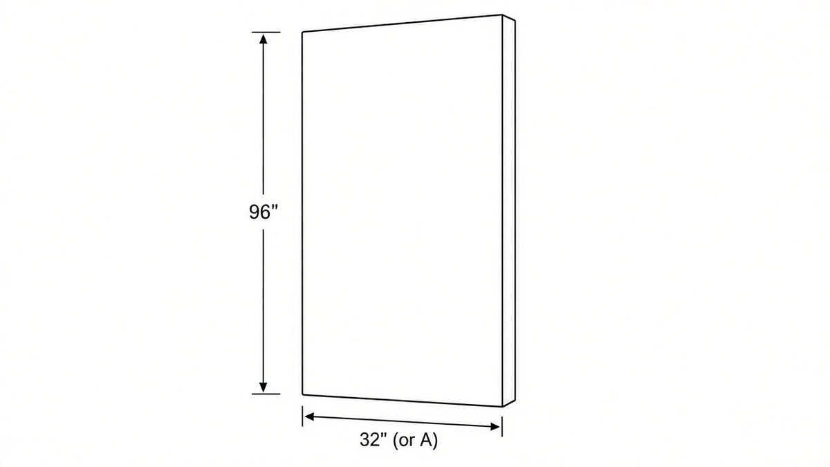 Shaker White- RP332X96 technical diagram