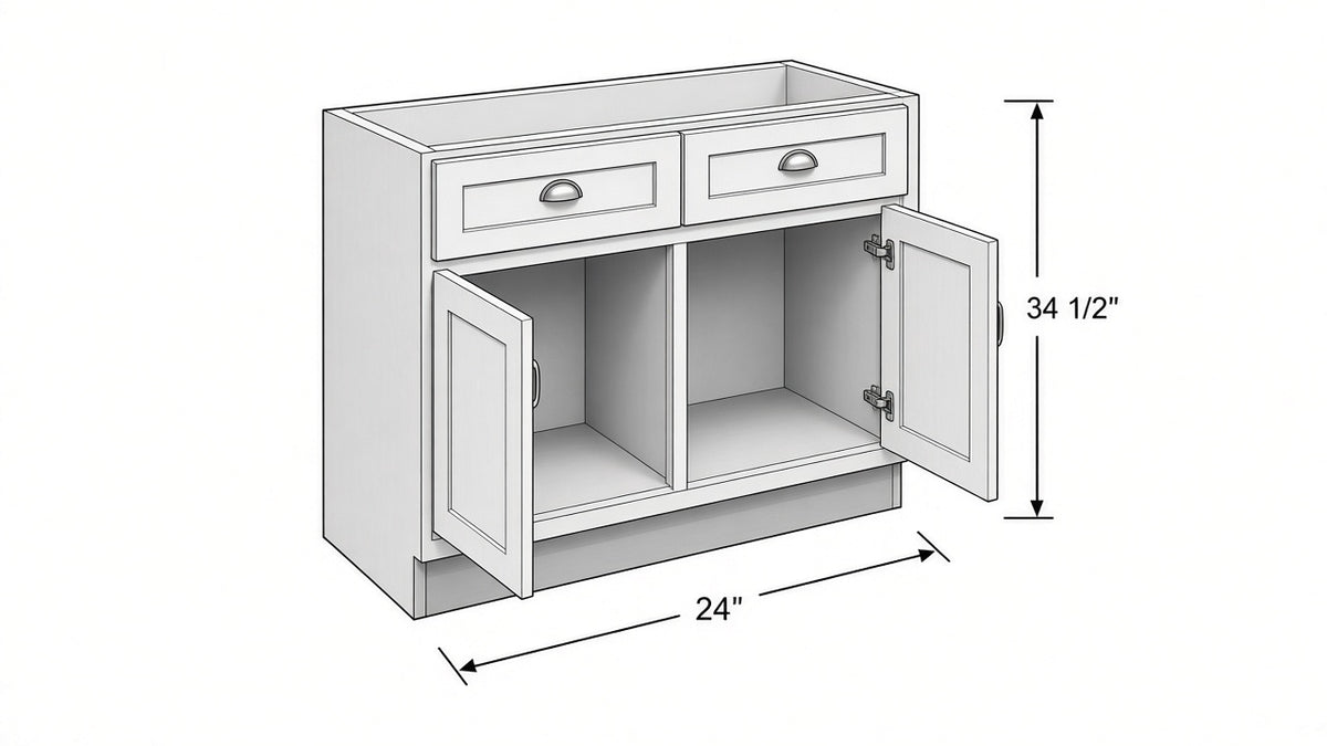Shaker White- SB42 technical diagram
