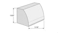 Shaker White- SHM8 technical diagram