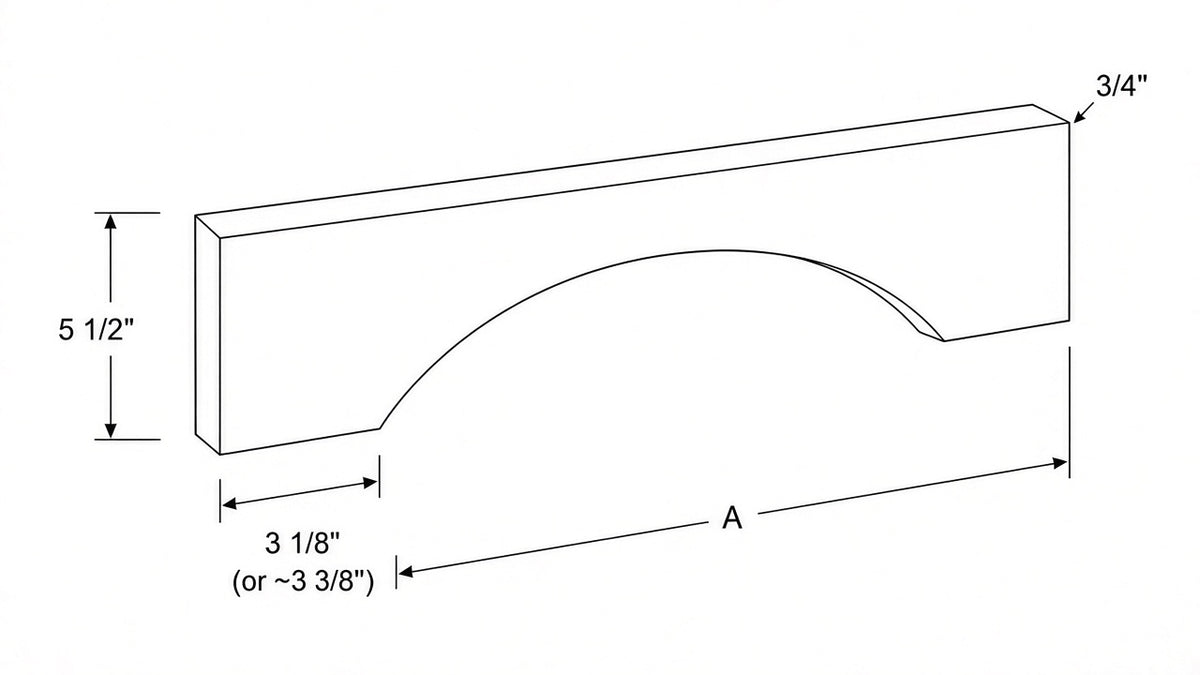 Shaker White- V36 FP technical diagram