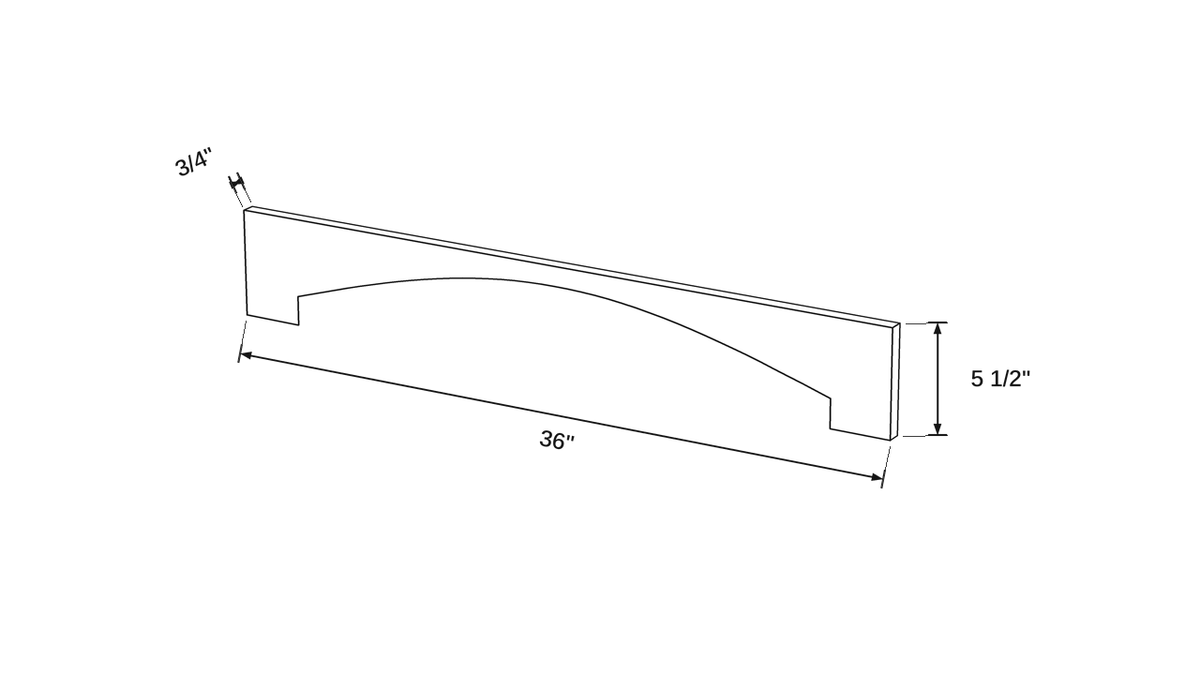 Shaker White- V36 FP technical diagram