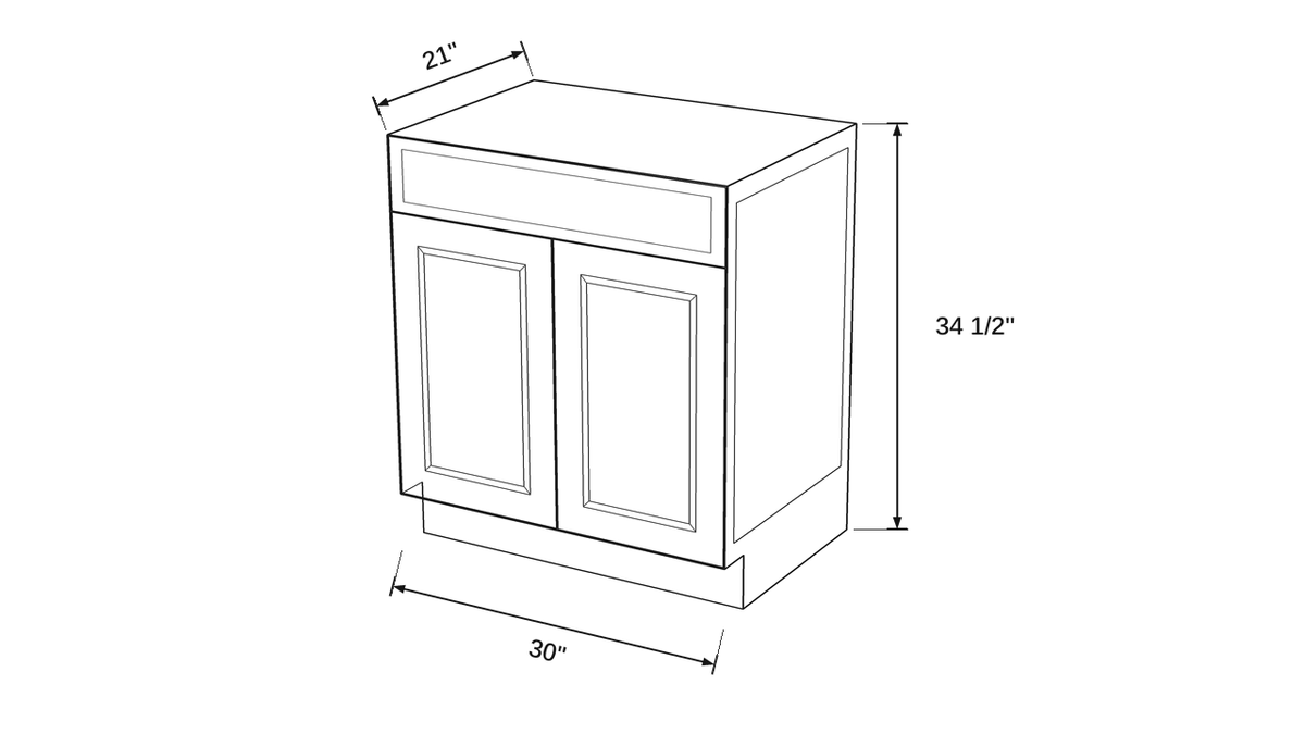 Shaker White- VSB30 technical diagram