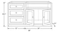 Shaker White-VSDB36L technical diagram