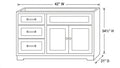 Shaker White- VSDB42L technical diagram