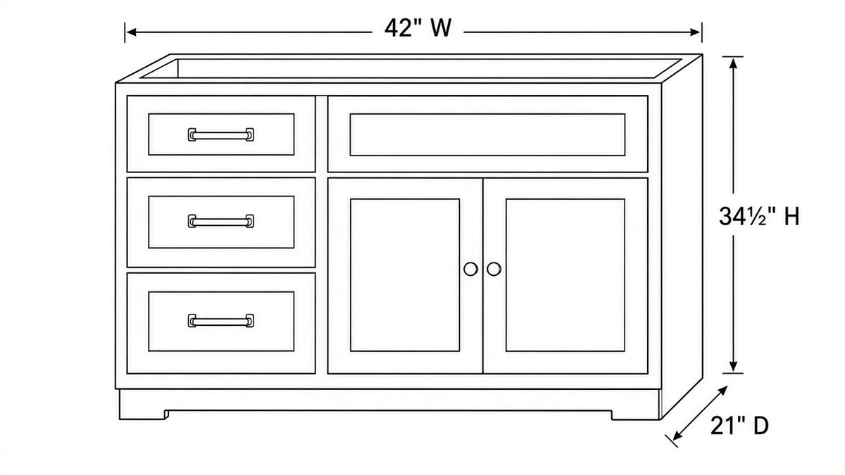 Shaker White- VSDB42L technical diagram