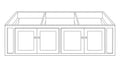 Shaker White- VSDB60 technical diagram