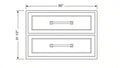 Shaker White- VSDD60 technical diagram