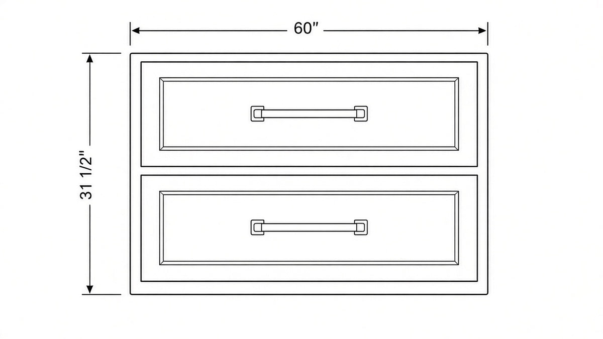 Shaker White- VSDD60 technical diagram