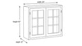 Shaker White- W2442 GD technical diagram