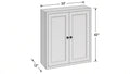 Shaker White- W3342 technical diagram
