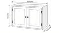 Shaker White- W3612 technical diagram