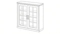 Shaker White- W3642 GD technical diagram