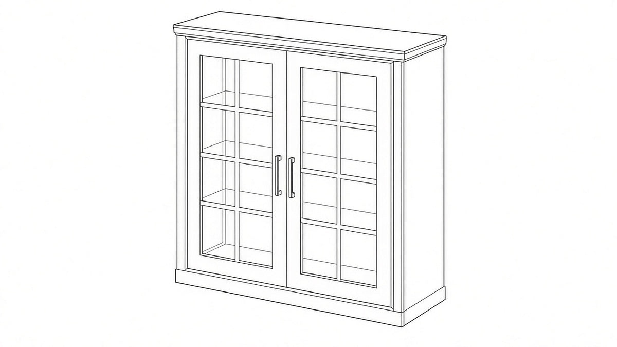 Shaker White- W3642 GD technical diagram