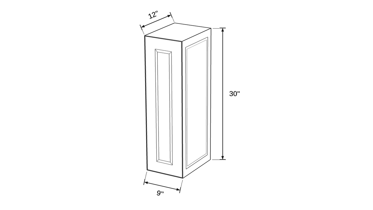 Shaker White- W930 technical diagram