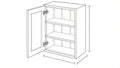 Shaker White- W936 technical diagram