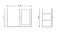 Shaker White- WBC2742 technical diagram