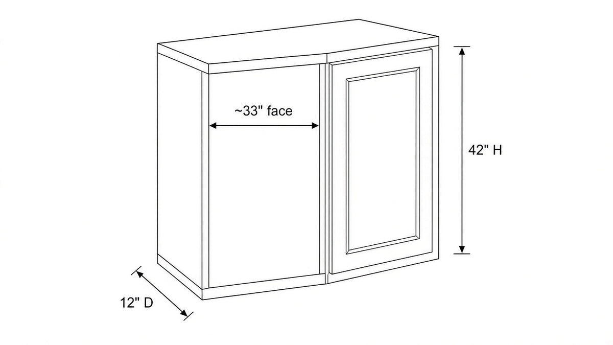 Shaker White- WBC3342 technical diagram