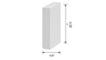 Shaker White- WBM8 technical diagram