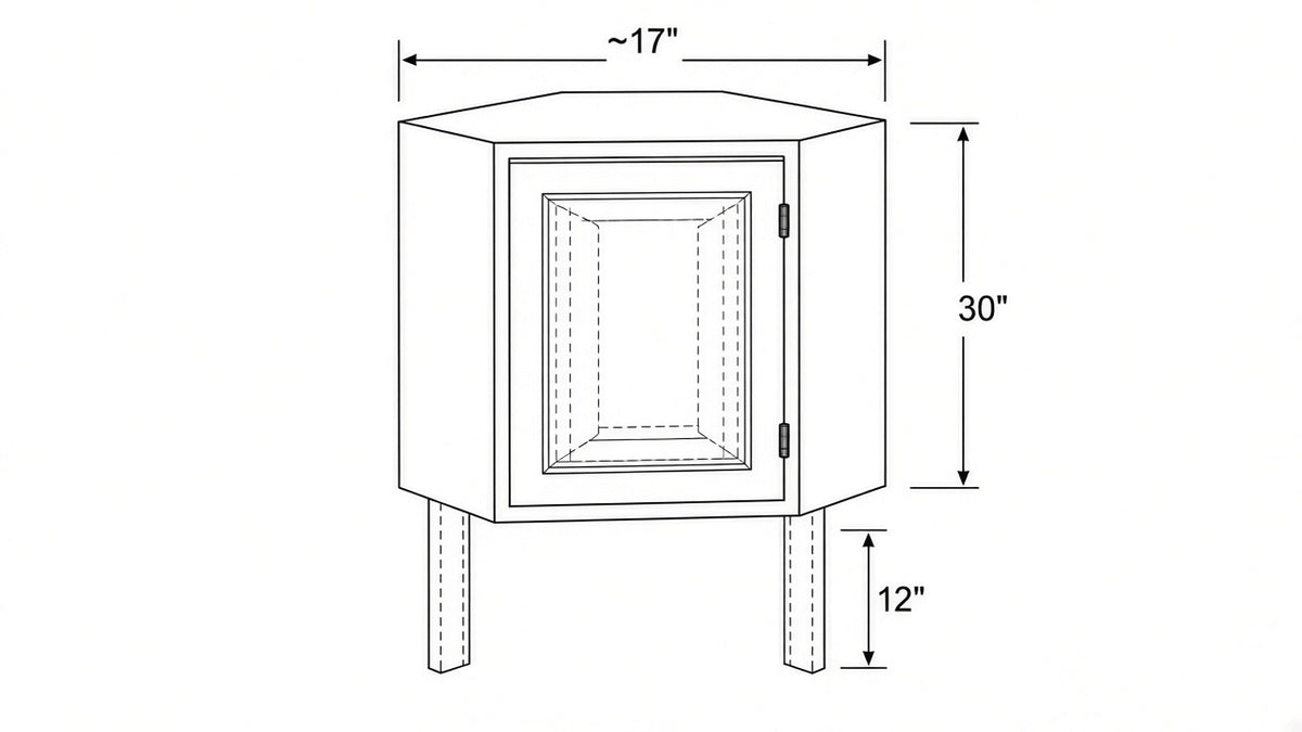 Shaker White- WDC2430 technical diagram