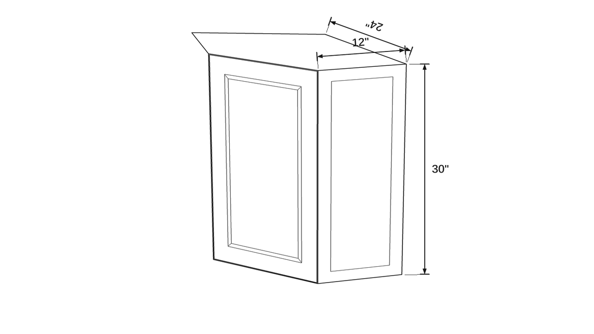 Shaker White- WDC2430 technical diagram