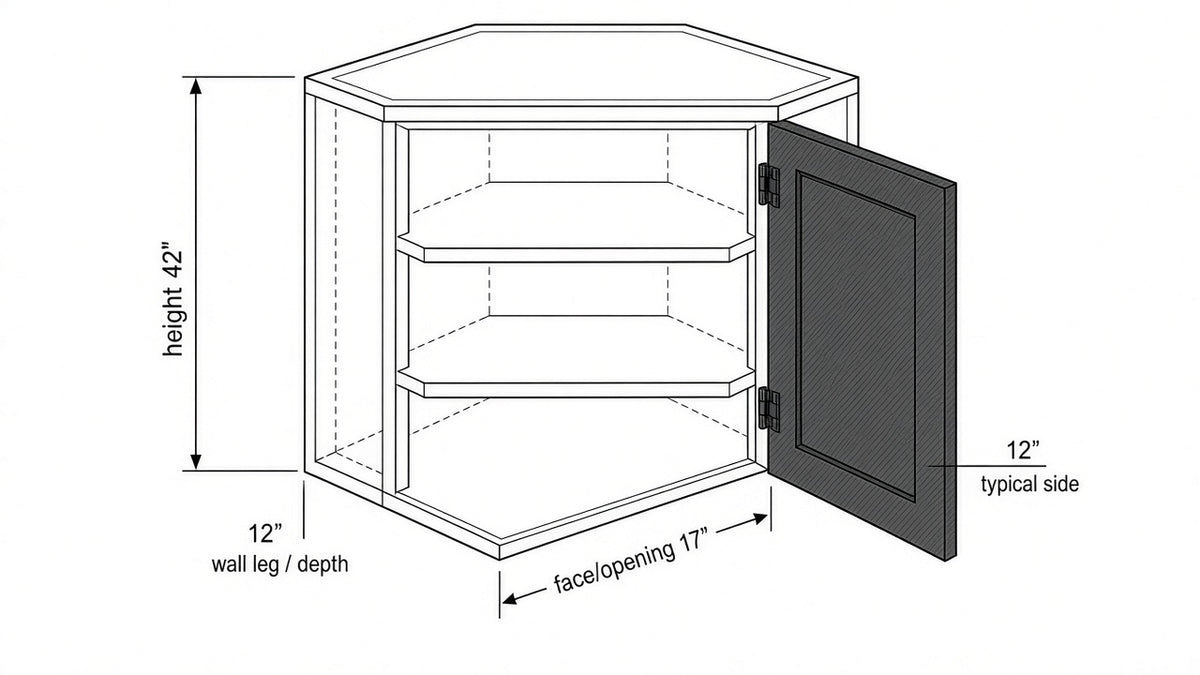 Shaker White- WDC2442 technical diagram